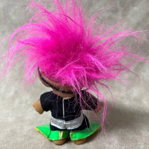 Vintage ACE Novelty 5.5" Scuba Diver Snorkel Melon Hair Troll Doll - Picture 3 of 4